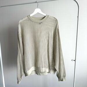 Stussy Cotton Mesh Long sleeve Crew